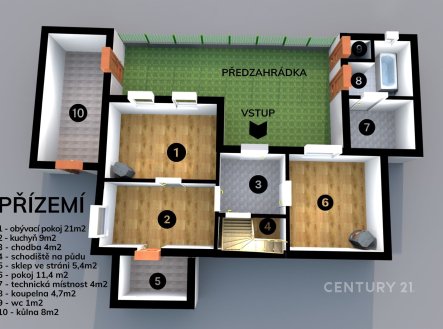 Prodej chaty/rekreačního objektu, 72 m²