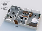 Prodej bytu, 2+1, 58 m²