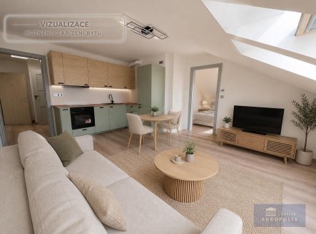 Pronájem bytu, 2+kk, 58 m²