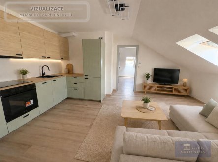 Pronájem bytu, 2+kk, 58 m²