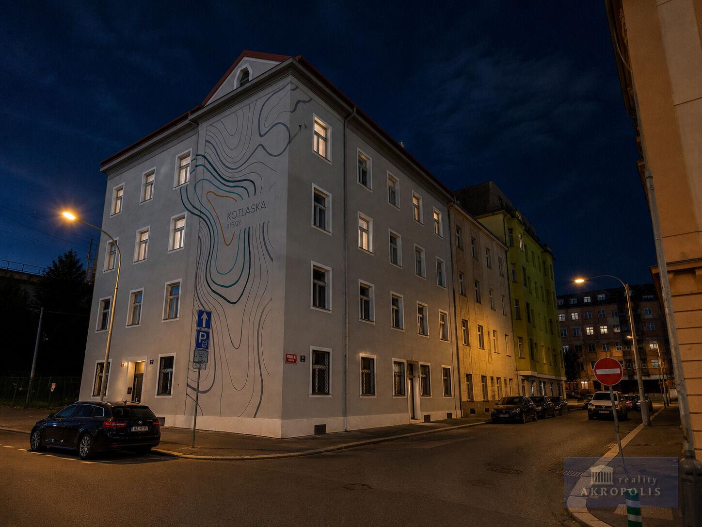 Prodej bytu 2+kk,  44,38 m² , Kotlaska, Praha - Libeň