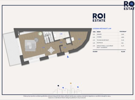 ROSICE- LIST-1NP půdorys | Prodej - dům/vila, 140 m²