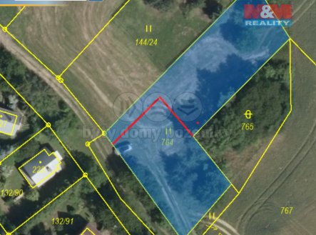 Prodej pozemku, trvalý travní porost, 524 m²