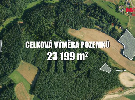 Prodej pozemku, les, 23 199 m²