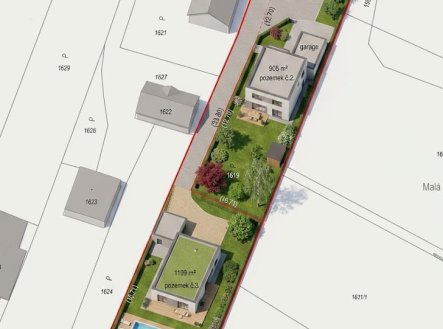 Prodej pozemku pro bydlení, 907 m²