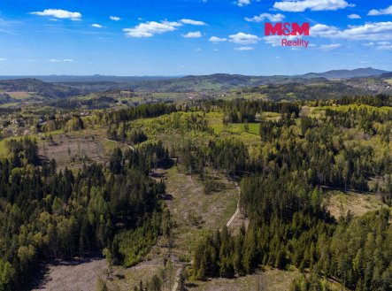Letecký pohled | Prodej - pozemek, les, 11 203 m²