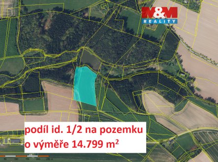 Prodej pozemku, zemědělská půda, 14 799 m²