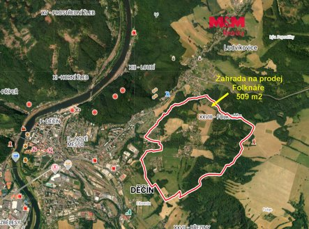 Prodej pozemku, zahrada, 509 m²