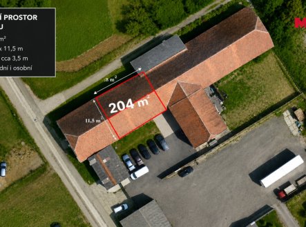 Pronájem skladu, 204 m²