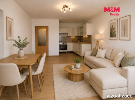 Pronájem bytu, 2+kk, 36 m²