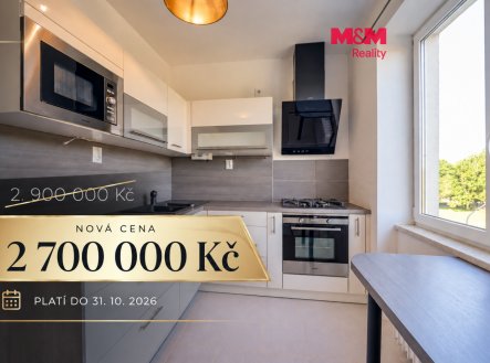 Prodej bytu, 2+1, 53 m²