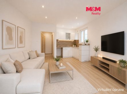 Pronájem bytu, 1+kk, 27 m²