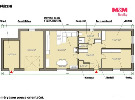 Prodej chaty/rekreačního objektu, 71 m²