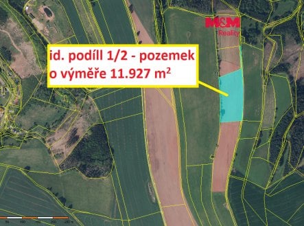 Prodej pozemku, zemědělská půda, 11 927 m²