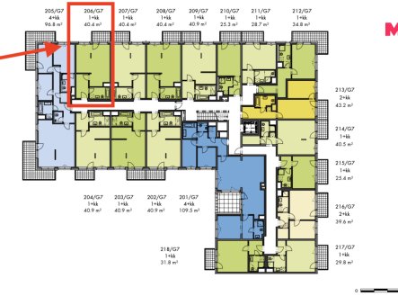 Prodej bytu, 1+kk, 40 m²