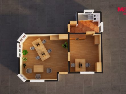 Pronájem kanceláře, 95 m²