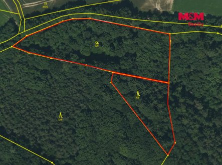 Prodej pozemku, les, 6 522 m²