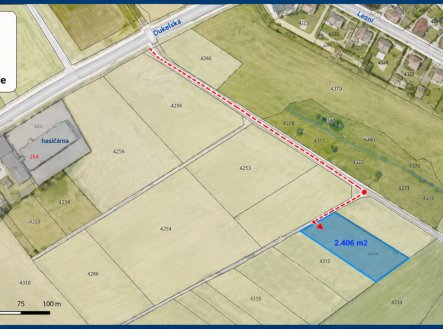 Prodej pozemku, trvalý travní porost, 2 406 m²