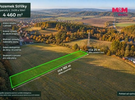 Prodej pozemku pro bydlení, 4 460 m²