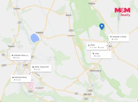 Prodej pozemku, les, 562 m²