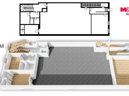Pronájem obchodní prostory, 263 m²