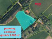 Prodej pozemku, trvalý travní porost, 3 989 m²