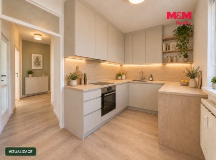 Prodej bytu, 2+1, 52 m²
