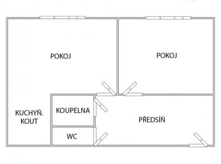 Prodej bytu, 2+kk, 39 m²