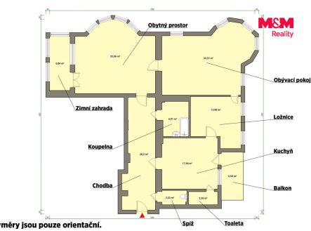 Pronájem bytu, 3+1, 129 m²