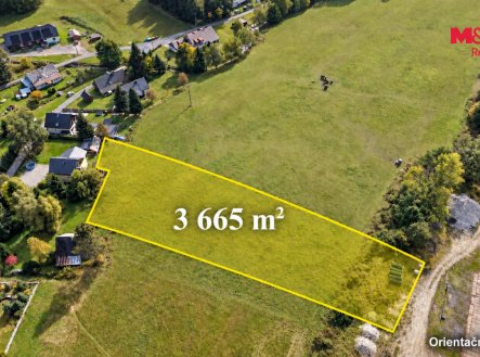 Prodej pozemku pro bydlení, 3 665 m²