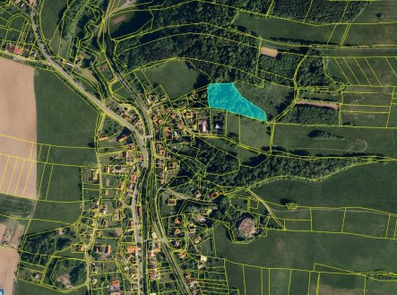 Prodej pozemku, les, 7 376 m²