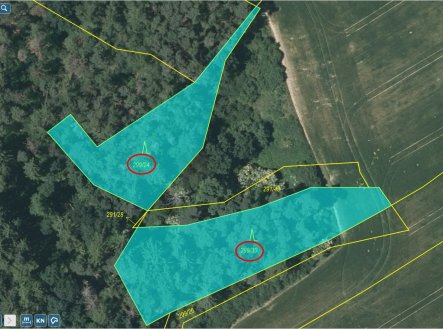 Prodej pozemku, les, 3 180 m²