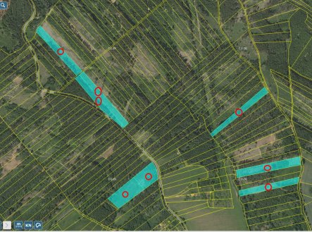Prodej pozemku, les, 70 821 m²