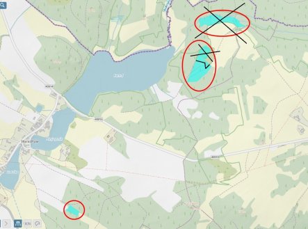 Prodej pozemku, les, 20 620 m²