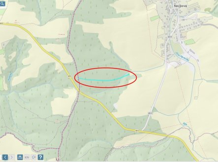 Prodej pozemku, les, 4 599 m²