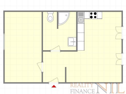 foto: 3 | Pronájem bytu, 2+kk, 56 m²