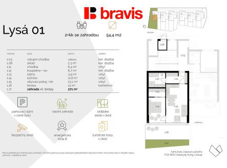 Prodej bytu, 2+kk, 325 m²