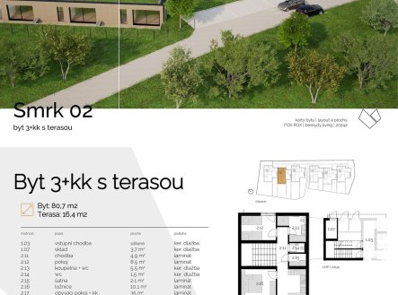 Prodej bytu, 3+kk, 88 m²
