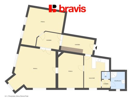 Prodej bytu, 3+1, 118 m²