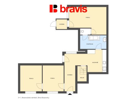 Pronájem bytu, 3+1, 98 m²