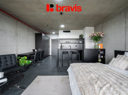 Pronájem bytu, 1+kk, 34 m²
