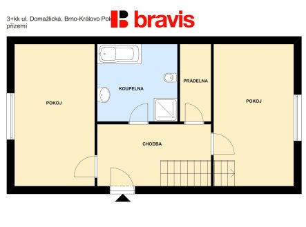 Pronájem bytu, 3+kk, 85 m²