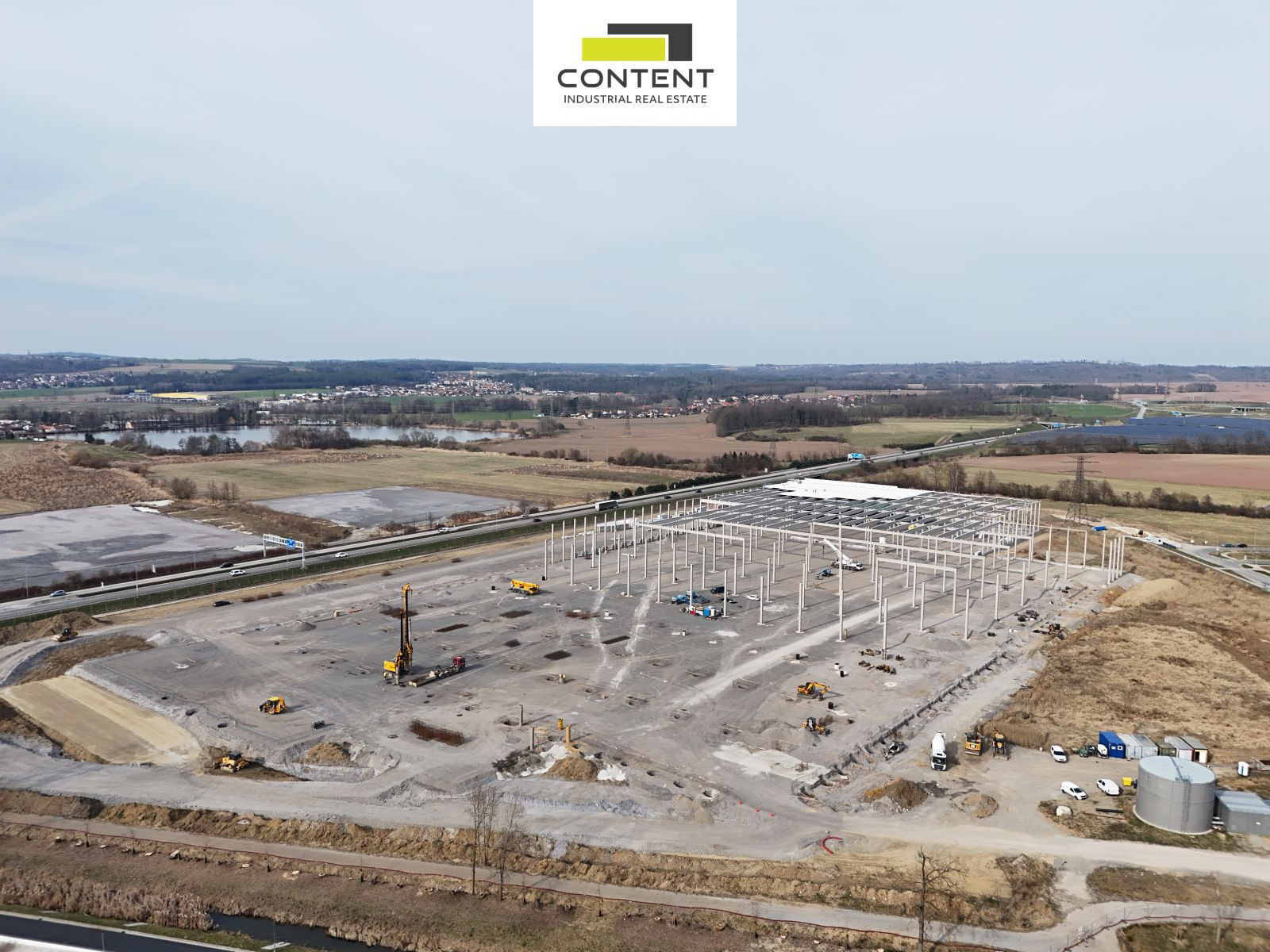 Pronájem skladu, výrobních prostor 10.000 m², České Budějovice, D3