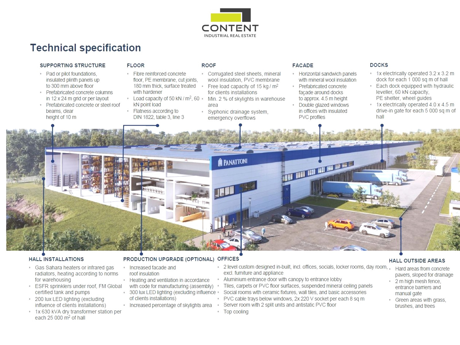 Pronájem skladu, výrobních prostor 11.000 m², Linhartice