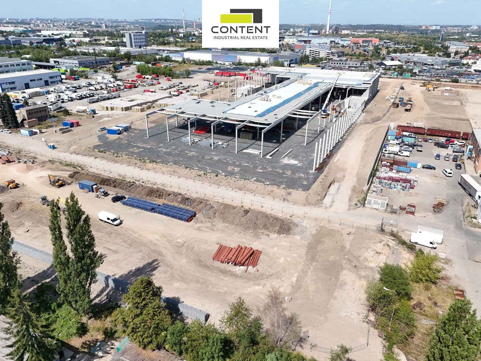 Pronájem novostavby skladu, výrobních prostor 5.116 m², Praha - Hostivař
