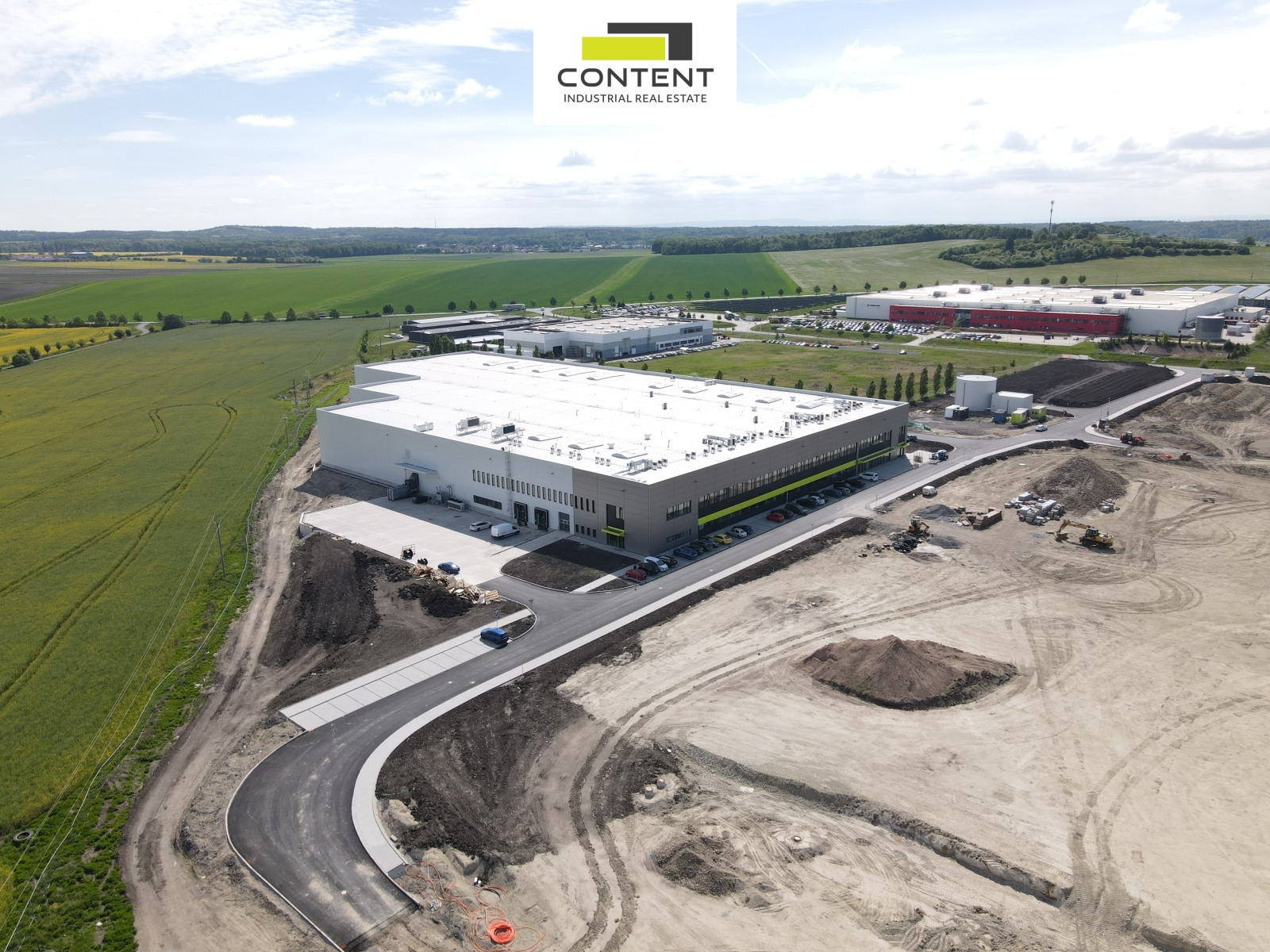 Pronájem novostavby skladu, výrobních prostor 6.988 m², Kolín, D11