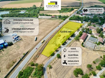 Prodej pozemku pro komerční výstavbu, 12 815 m²