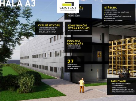 Pronájem výrobní prostory, 7 800 m²