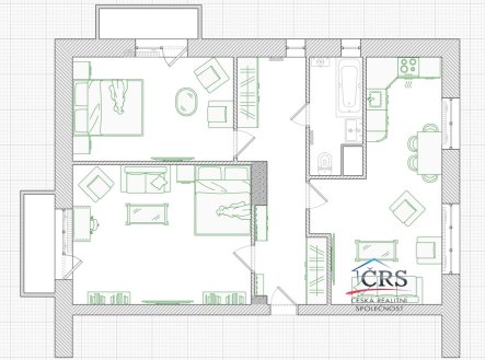 Prodej bytu, 3+1, 80 m²