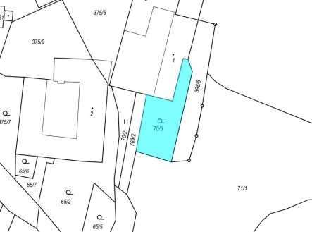 Prodej pozemku, zahrada, 374 m²